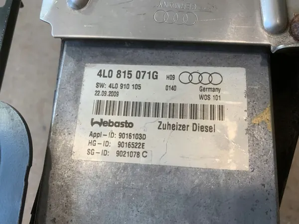 Webasto hulpverwarming OEM 4L0815071G voor Audi Q7 image 5