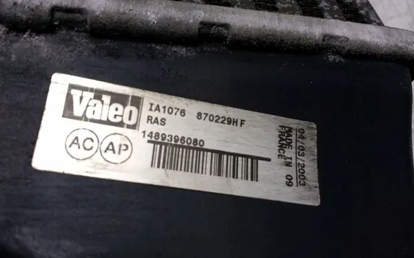 Radiatore intercooler PEUGEOT 807 2.0L Diesel 2004 OEM 870229HF image 3