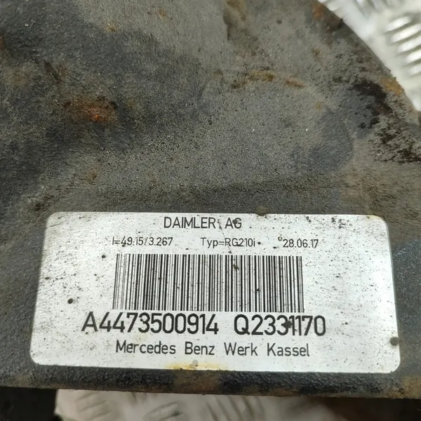 Diferencial traseiro MERCEDES-BENZ VITO TOURER (W447) 2.1L diesel A4473500914 image 6