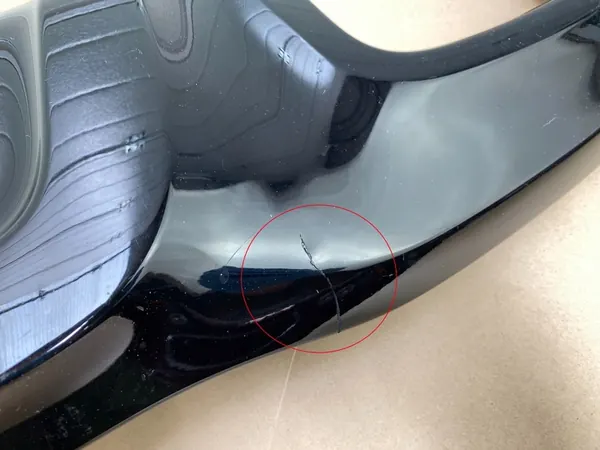 Bakre Stötfångardiffusor Mercedes W156 GLA Svart A1568852925 image 5