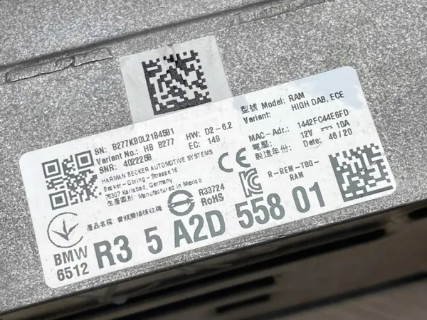 Amplificateur audio BMW OEM 5A2D558 - État utilisé image 8
