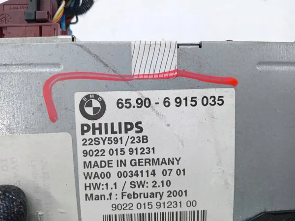 OEM 6915035 CD-byttare för BMW 5-serie E39 image 5