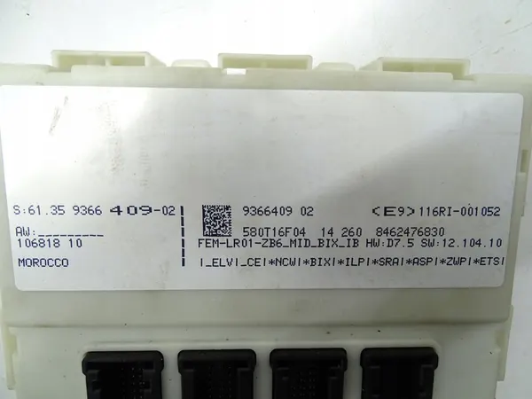 Módulo de Controle FEM BMW F20 F21 F30 9366409 image 4