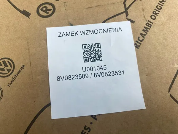 AUDI A3 8V 12-20 Huvar lås kabel komplett 8V0823509 image 9