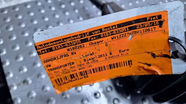 Oikea etupuoliakseli OEM S26372082 VW Transporter image 6
