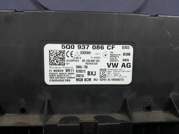 Skoda Superb III Komfortmodul OEM 5Q0937086CF image 3