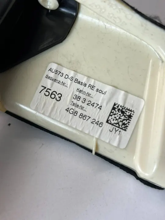 Audi A7 S7 4G 2013 Höger övre pelaröverdrag OEM 4G8867246 image 5