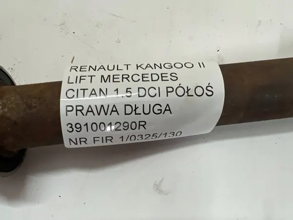 Renault OE 391001290R drivaxel Kangoo Citan image 9