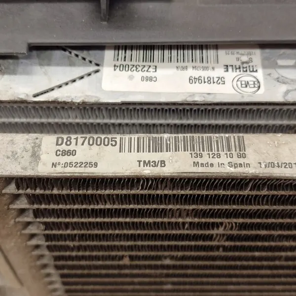 Conjunto de Radiador Fiat Ducato Citroen Jumper Peugeot Boxer OEM image 9