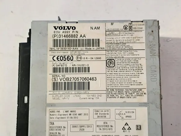 Changer CD Volvo OEM 31466882 pour S60 II 2.5L image 3