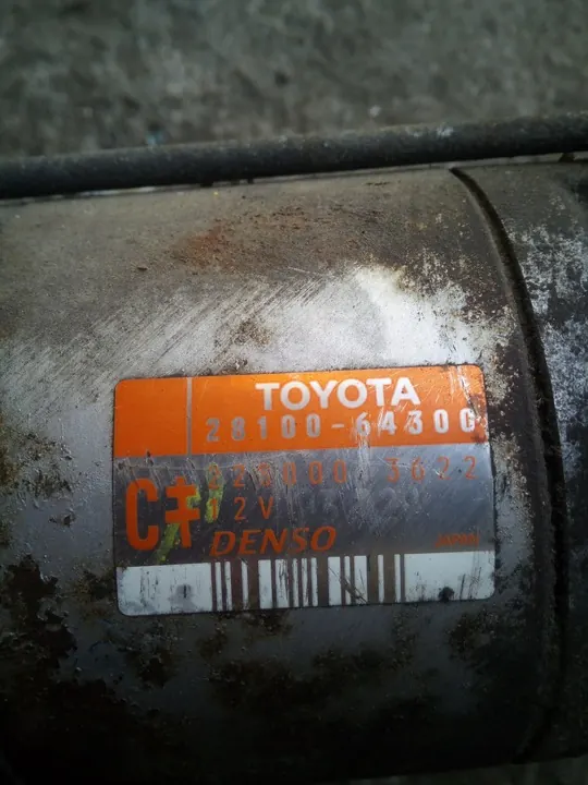 Aloitusmoottori Toyota RAV4 II 03-05 image 2