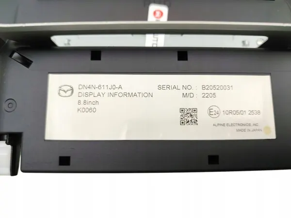 Écran de navigation Mazda MX-30 OEM DN4N-611J0-A image 6