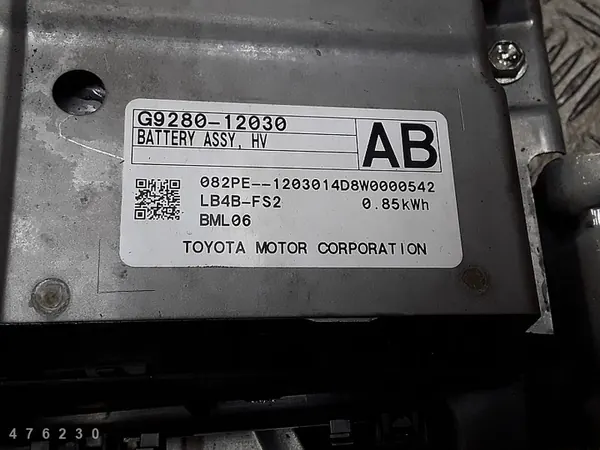 Batterie hybride Toyota Corolla 2023 1800 Petrol g928012030 image 3