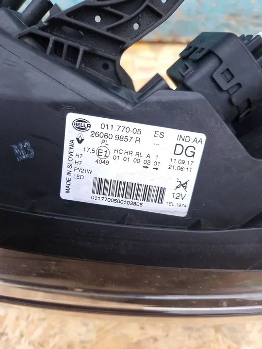 Vasen ajovalot Renault Kadjar 260609857R image 6