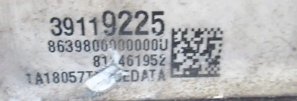 Opel Astra K säkringslåda OEM 39119225 - Begagnad image 3