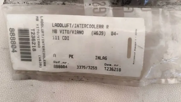 Peça Mercedes Vito Viano W639 OEM 888804 - Usada image 3