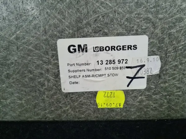 OEM 13285972 Kofferbakvloermat Opel Meriva B image 5