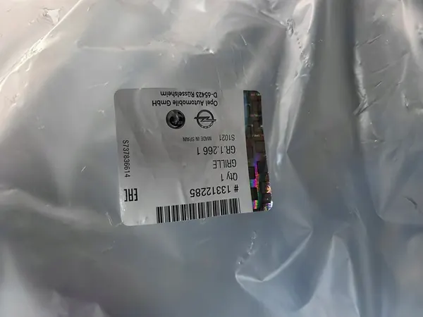 Opel Meriva B Grille 2010-2017 OE 13312285 image 5