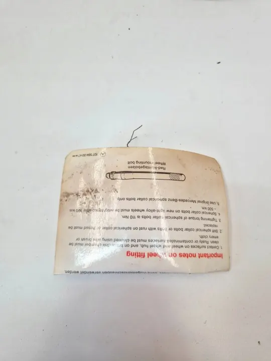 Soporte Rueda de Repuesto Mercedes-Benz OEM 1075840047 image 7