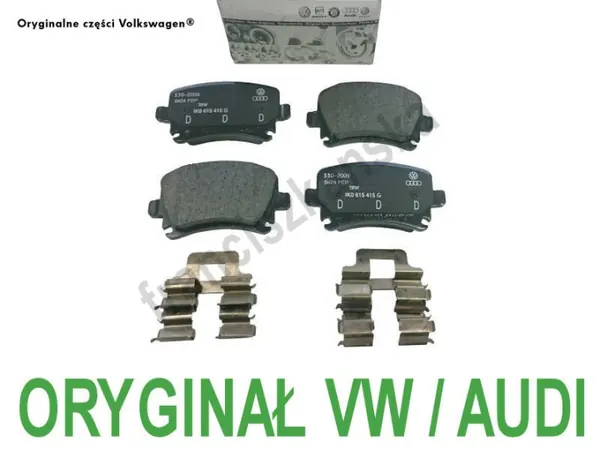 Bremsbeläge hinten Audi VW Skoda Seat 1K0698451G image 3