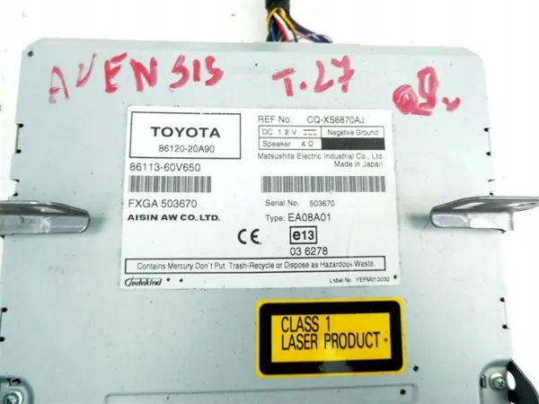 GPS Toyota OE 86120-20A90 - Unidad de Navegación image 4