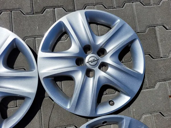 Cache-roue Opel 17" Argent image 4