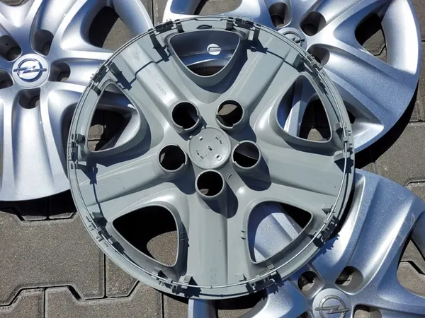 Cache-roue Opel 17" Argent image 6