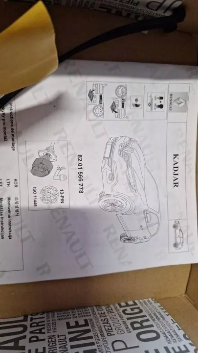 Peräkärkikaapeli OEM 8201566778 Renaultille image 7