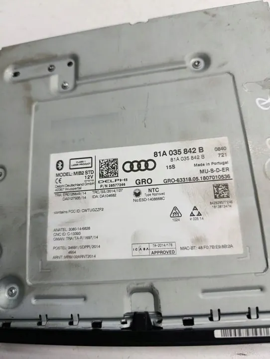 Lector MMI usado OEM 81A035842B para Audi Q2 image 3
