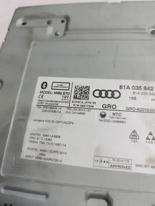 Lector MMI usado OEM 81A035842B para Audi Q2 image 7