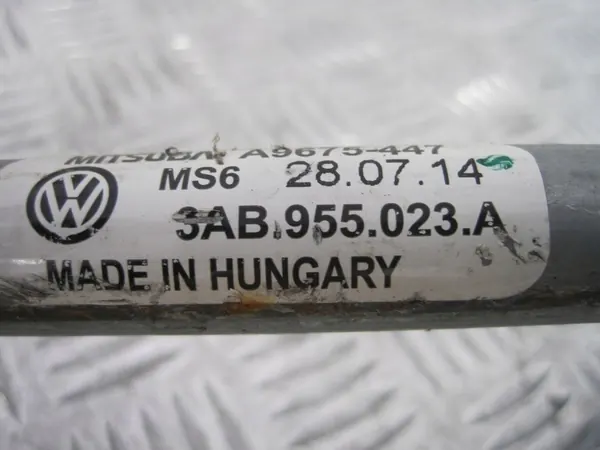 Pyyhkijän moottorin mekanismi VW Passat B7 image 6