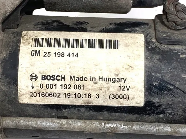 Käynnistin OEM Opel Corsa E 1.4 90hv - 25198414 image 5