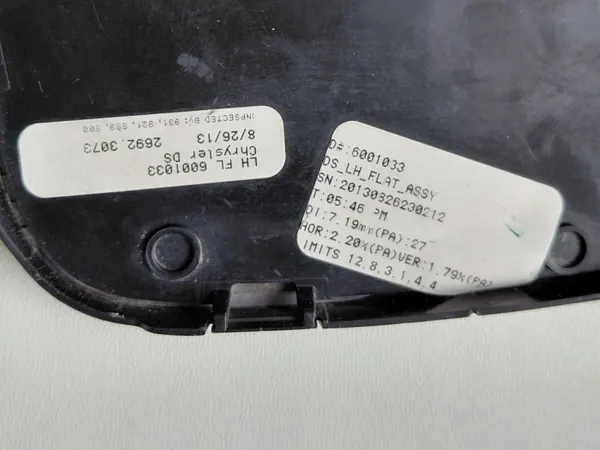 Vidro espelho esquerdo Dodge RAM 1500 08-18 OE image 6