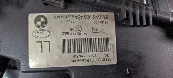 Farol dianteiro direito BMW E46 1998-2001 image 6