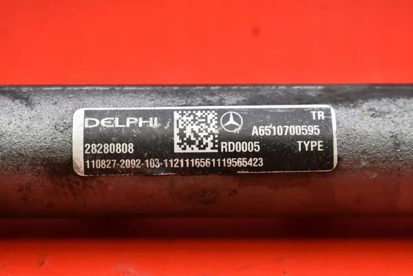 Brandstofrail A6510700595 Mercedes E-Klasse W212 2.2 CDI image 3