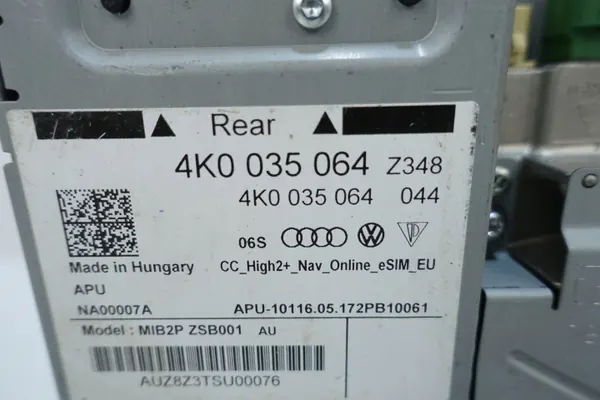 Módulo Navegación Audi MIB2 OEM 4K0035064 image 6