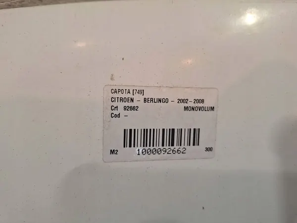 Citroen Motorhuv 7901 K5 image 6