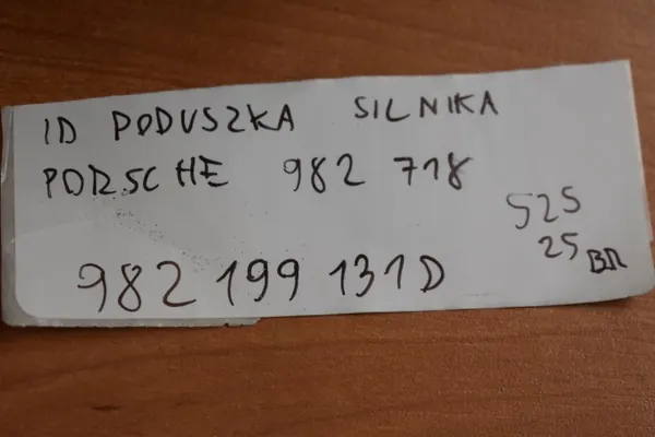 Motorfäste Vänster + Slang Porsche 982 718 - OEM image 5