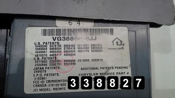 Console plafonnier OEM AM-338827 pour Dodge Grand Caravan image 3