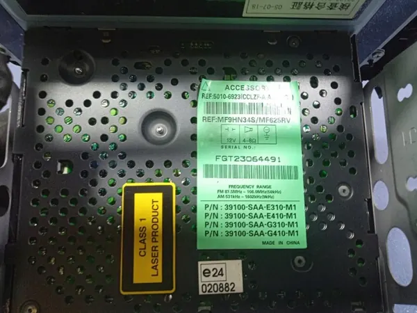 Rádio original Honda OE OEM 39100-SAA-G412N5 CD image 9
