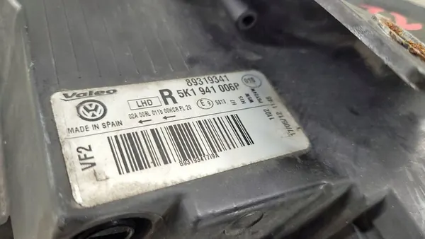 FARO DIANTEIRO DIREITO VW GOLF 6 VI 5K1941006P image 9