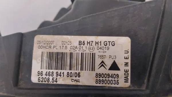 Citroen C4 I Linker voorlamp OEM 9646894180 image 8