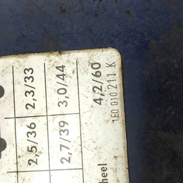 Tankdeckel OEM 1E0010221K für VW Golf III Cabriolet image 5