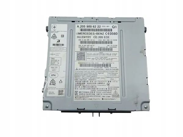 Mercedes C W205 Radionavigering OEM A2059006222 image 5