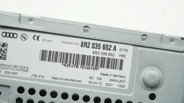 Lecteur de cartes SD OEM 8R2035652A pour Audi MMI image 4