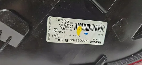 Lámpara Trasera Izquierda Dacia Logan III image 8