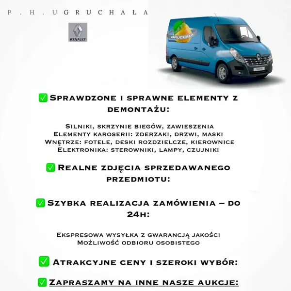 KLEMA INSTALACJA WIĄZKA PLUSOWA RENAULT MASTER III image 6