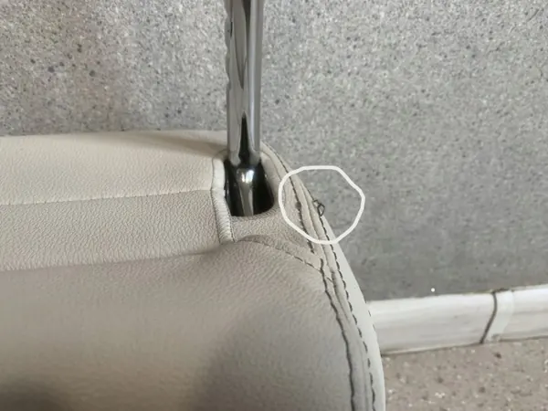 Appui-tête avant côté gauche OEM LPV13248 BMW 3 image 4