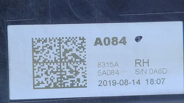 Mitsubishi ASX 2019 Farol LED Halógeno Diurno Direito 8315A084 image 4