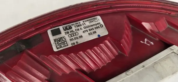 Luz Trasera Izquierda Audi A6 C6 04-08 4F5945095D image 9